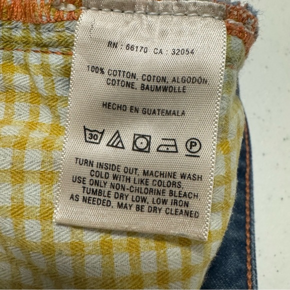 Anthropologie Stet Modest Denim Jean Short Size 29 - Picture 7 of 9